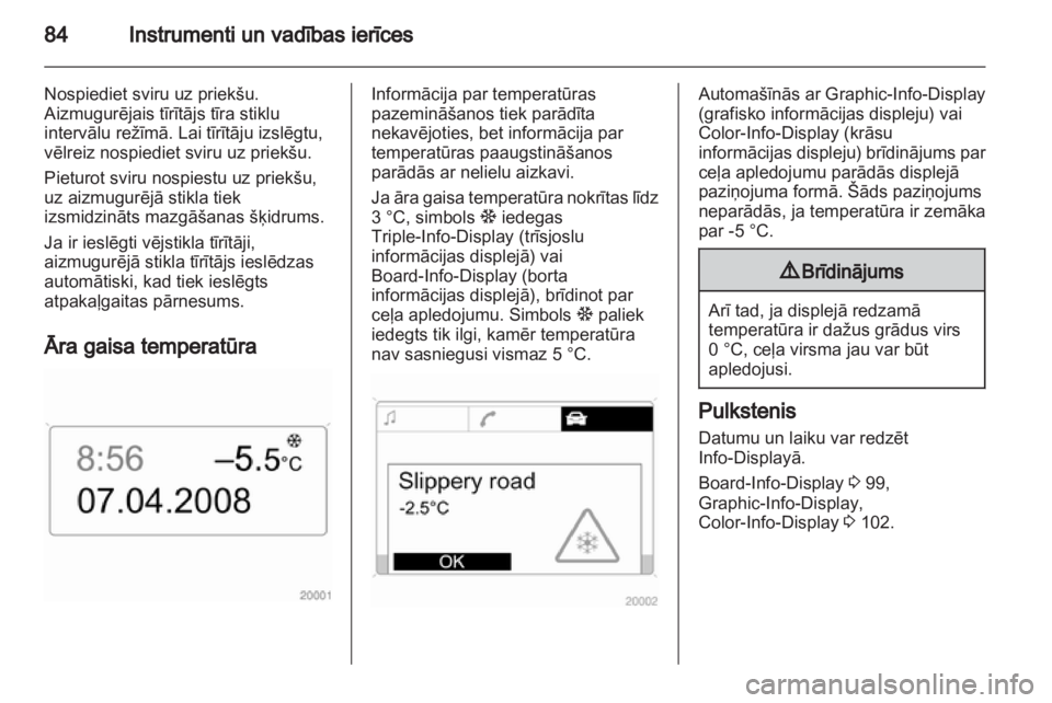 OPEL ZAFIRA 2010.5  Īpašnieka rokasgrāmata (in Latvian) 
