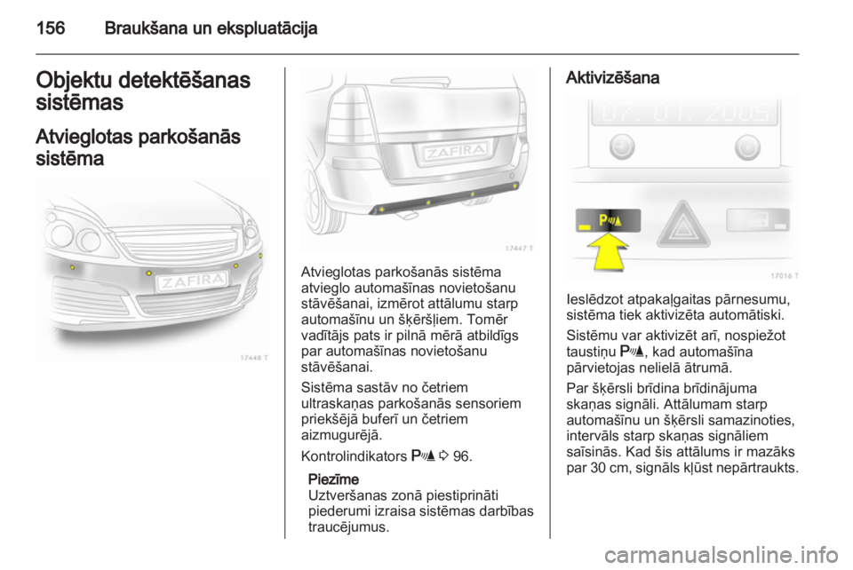 OPEL ZAFIRA 2011.5  Īpašnieka rokasgrāmata (in Latvian) 