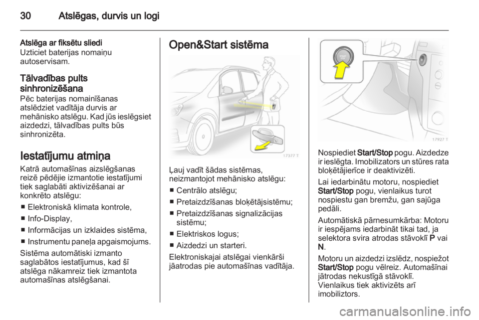 OPEL ZAFIRA 2011.5  Īpašnieka rokasgrāmata (in Latvian) 