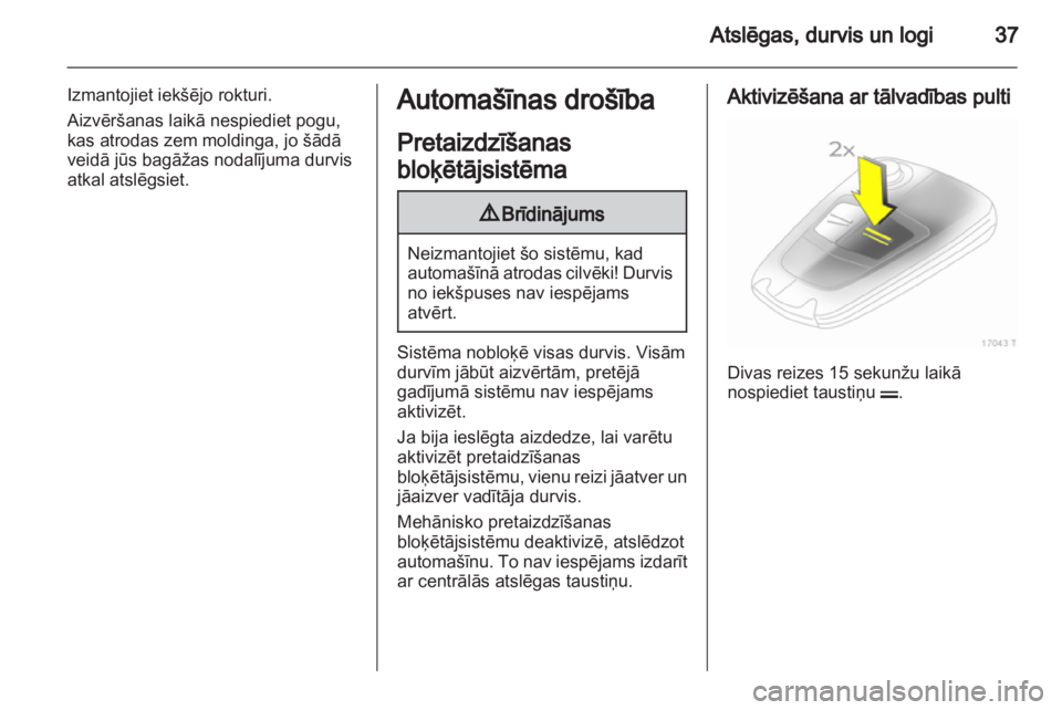 OPEL ZAFIRA 2011.5  Īpašnieka rokasgrāmata (in Latvian) 