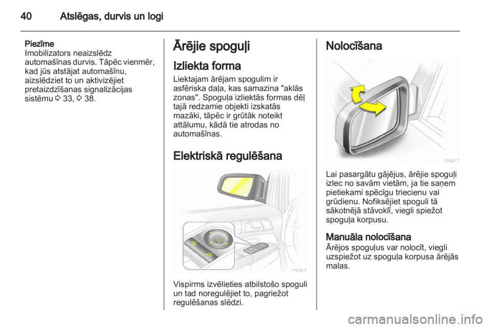 OPEL ZAFIRA 2011.5  Īpašnieka rokasgrāmata (in Latvian) 