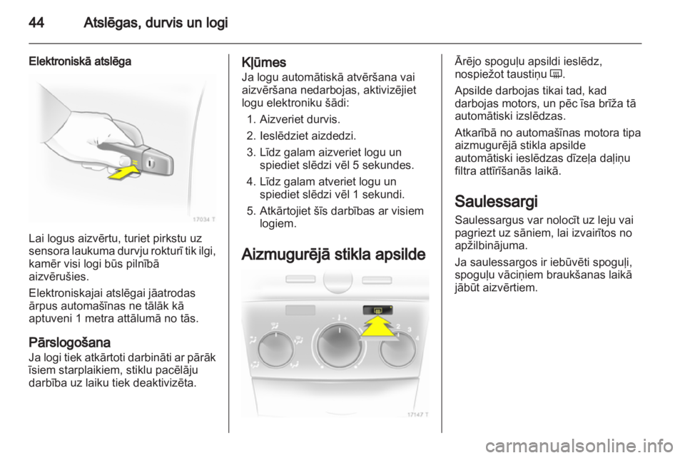 OPEL ZAFIRA 2011.5  Īpašnieka rokasgrāmata (in Latvian) 