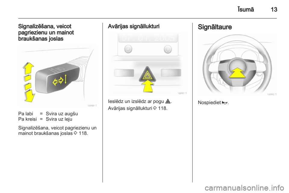 OPEL ZAFIRA 2012  Īpašnieka rokasgrāmata (in Latvian) 