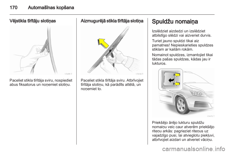 OPEL ZAFIRA 2012  Īpašnieka rokasgrāmata (in Latvian) 