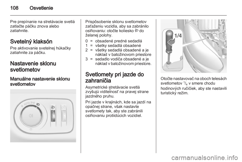 OPEL ADAM 2013.5  Používateľská príručka (in Slovak) 