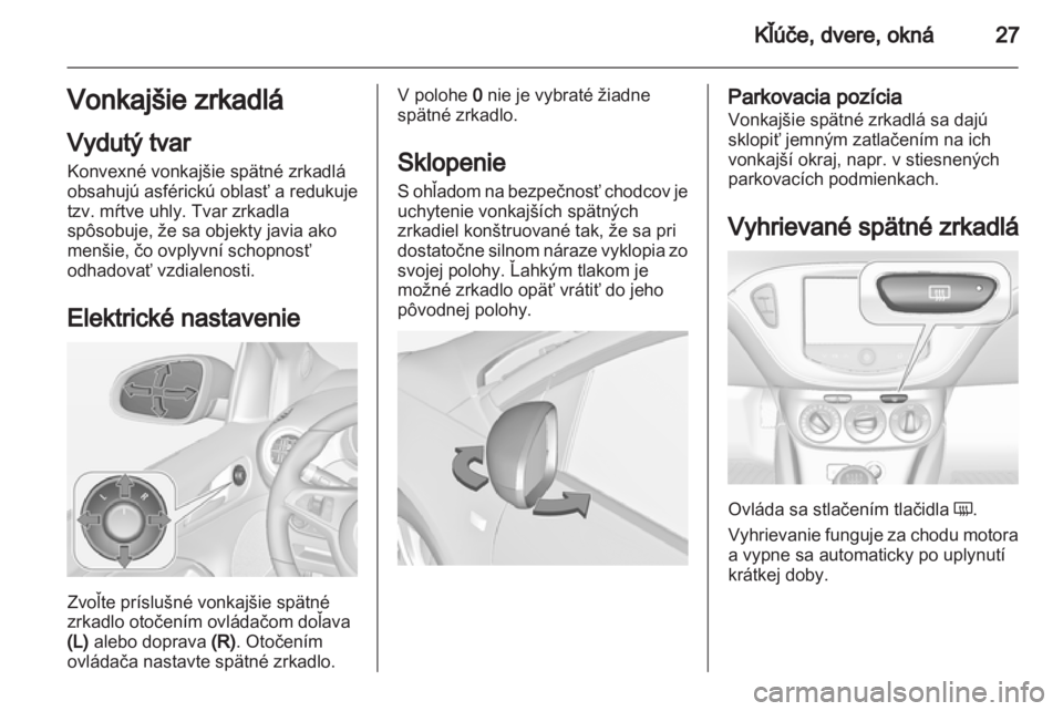 OPEL ADAM 2013.5  Používateľská príručka (in Slovak) 