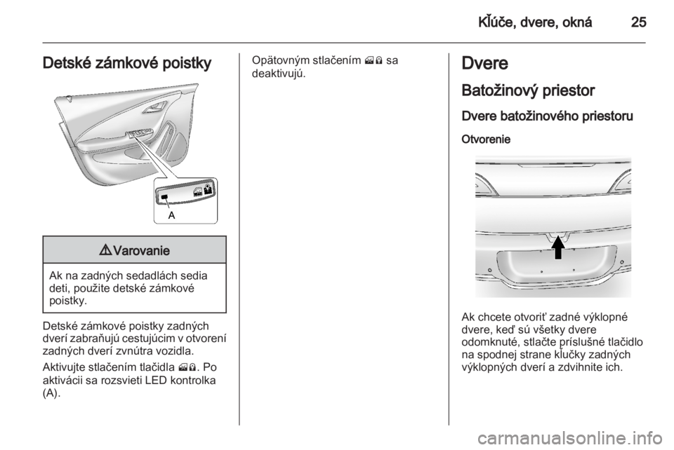 OPEL AMPERA 2012  Používateľská príručka (in Slovak) 