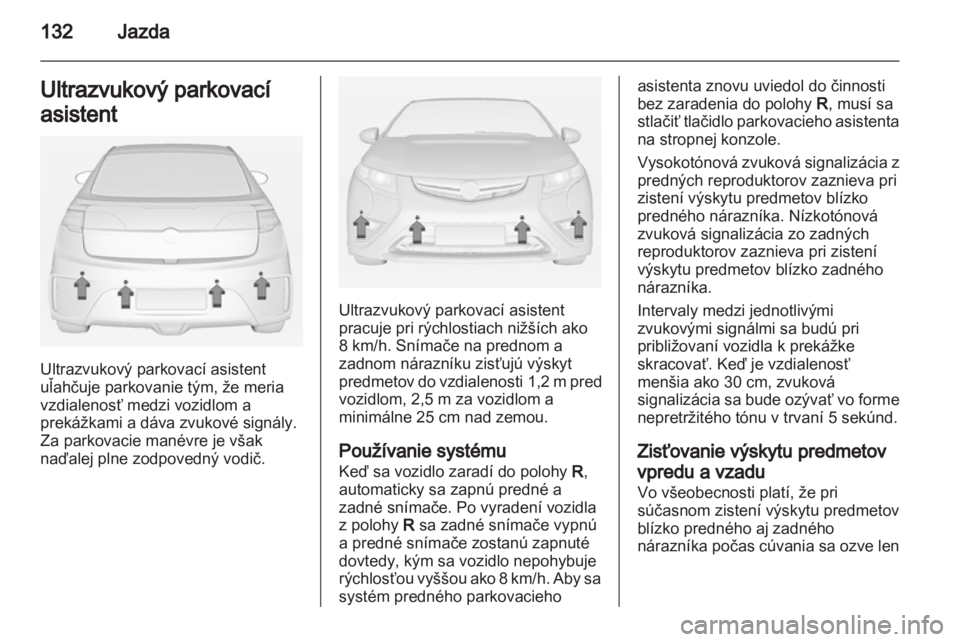 OPEL AMPERA 2013  Používateľská príručka (in Slovak) 