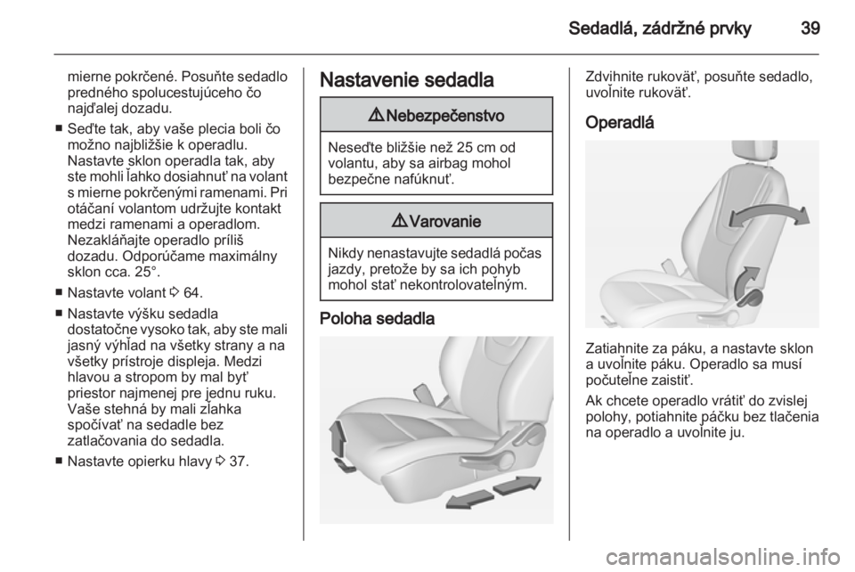 OPEL AMPERA 2013  Používateľská príručka (in Slovak) 