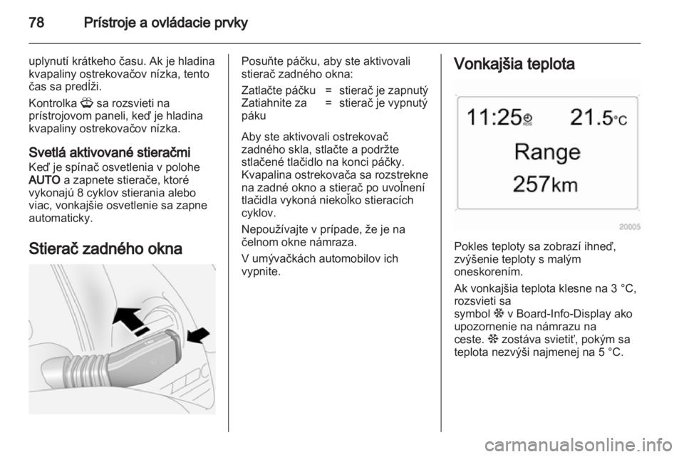 OPEL ANTARA 2011  Používateľská príručka (in Slovak) 