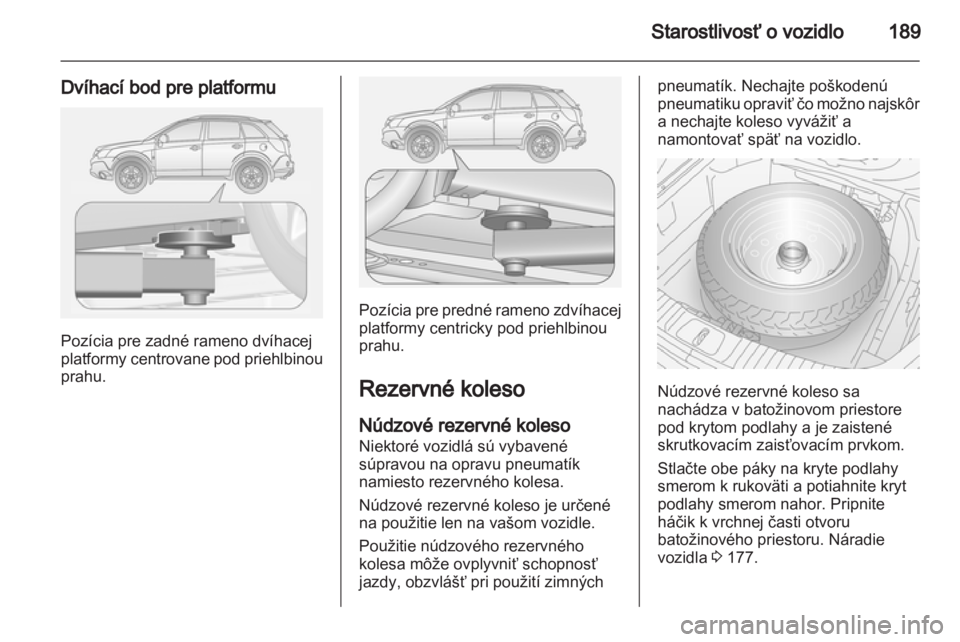 OPEL ANTARA 2012.5  Používateľská príručka (in Slovak) 
