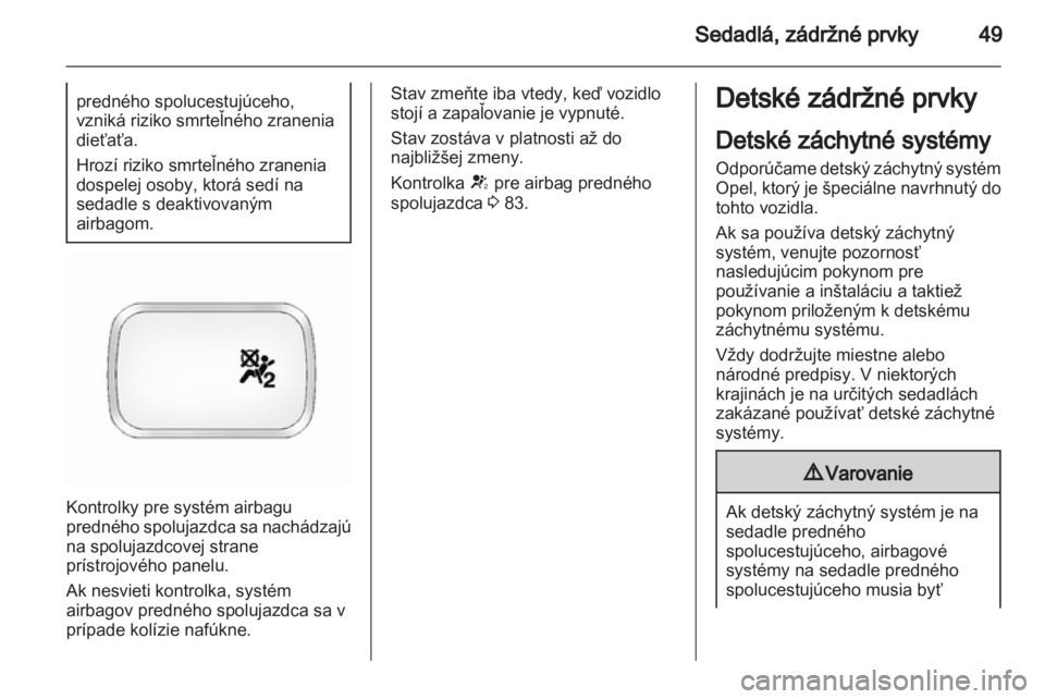 OPEL ANTARA 2012.5  Používateľská príručka (in Slovak) 