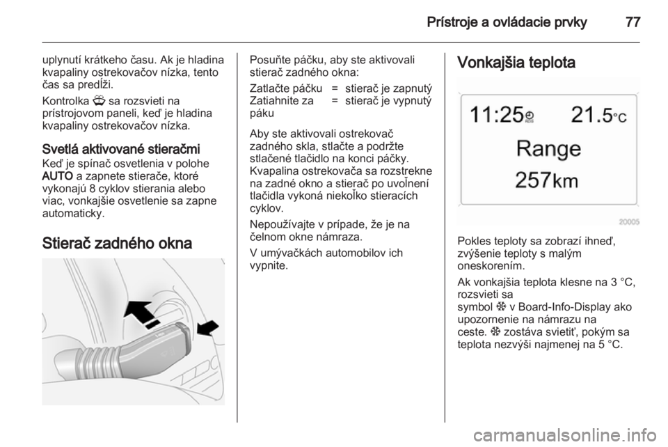 OPEL ANTARA 2012.5  Používateľská príručka (in Slovak) 