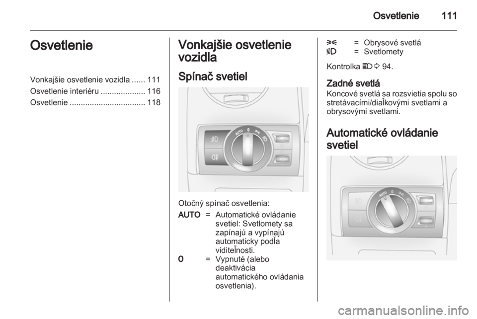 OPEL ANTARA 2013.5  Používateľská príručka (in Slovak) 