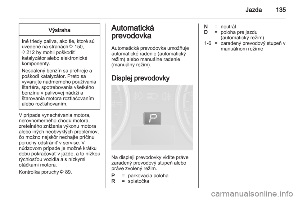OPEL ANTARA 2013.5  Používateľská príručka (in Slovak) 