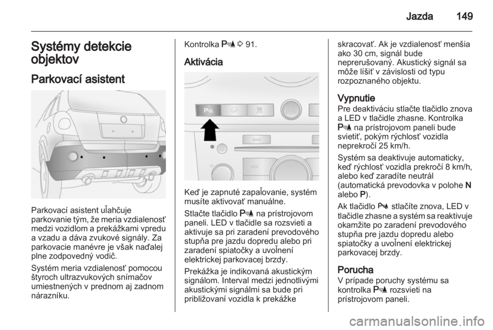 OPEL ANTARA 2013.5  Používateľská príručka (in Slovak) 