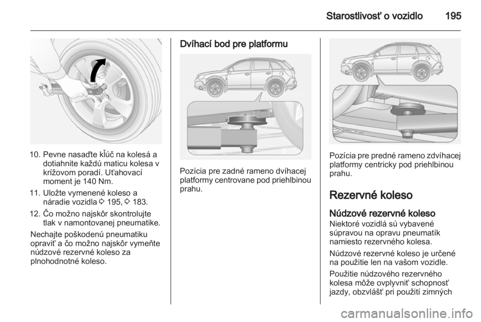 OPEL ANTARA 2013.5  Používateľská príručka (in Slovak) 