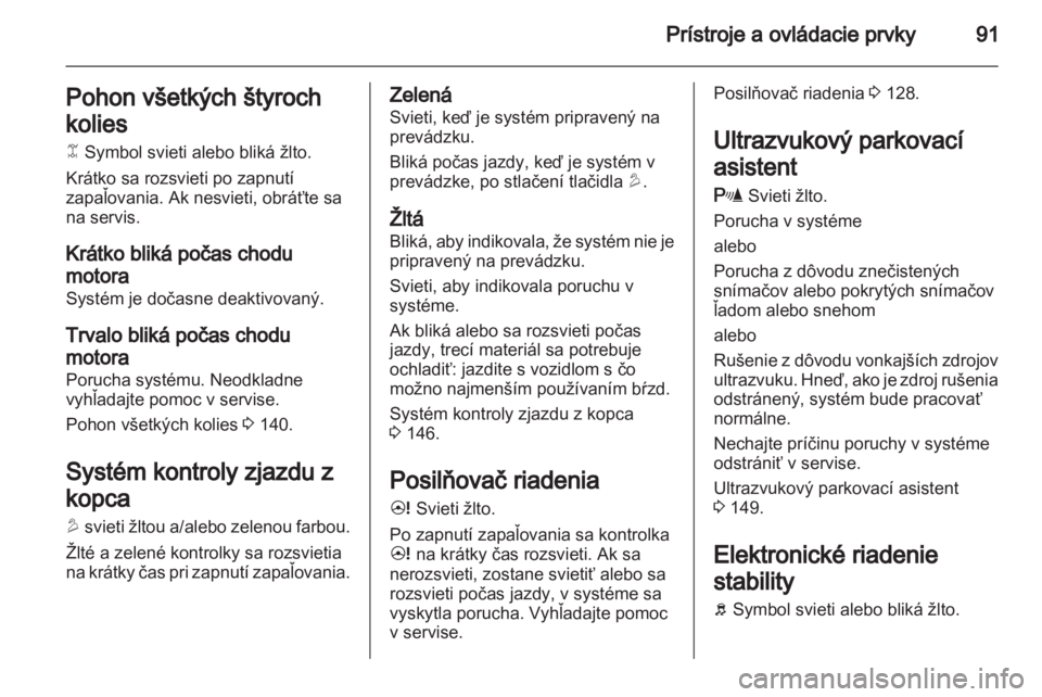 OPEL ANTARA 2013.5  Používateľská príručka (in Slovak) 