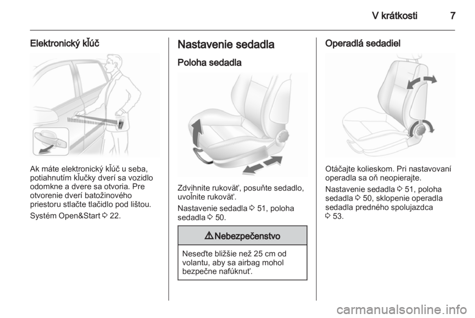 OPEL ASTRA H 2012  Používateľská príručka (in Slovak) 