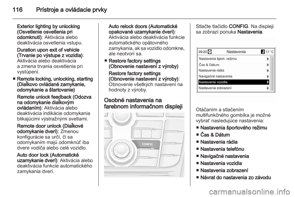 OPEL ASTRA J 2011  Používateľská príručka (in Slovak) 