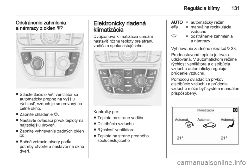 OPEL ASTRA J 2011  Používateľská príručka (in Slovak) 