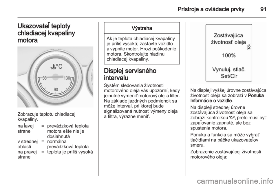 OPEL ASTRA J 2011  Používateľská príručka (in Slovak) 
