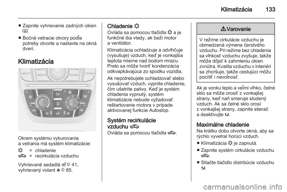 OPEL ASTRA J 2011.5  Používateľská príručka (in Slovak) 