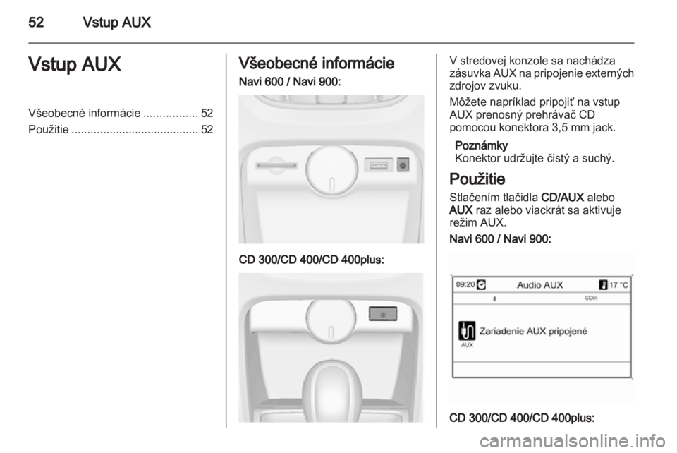 OPEL ASTRA J 2013.5  Návod na obsluhu informačného systému (in Slovak) 