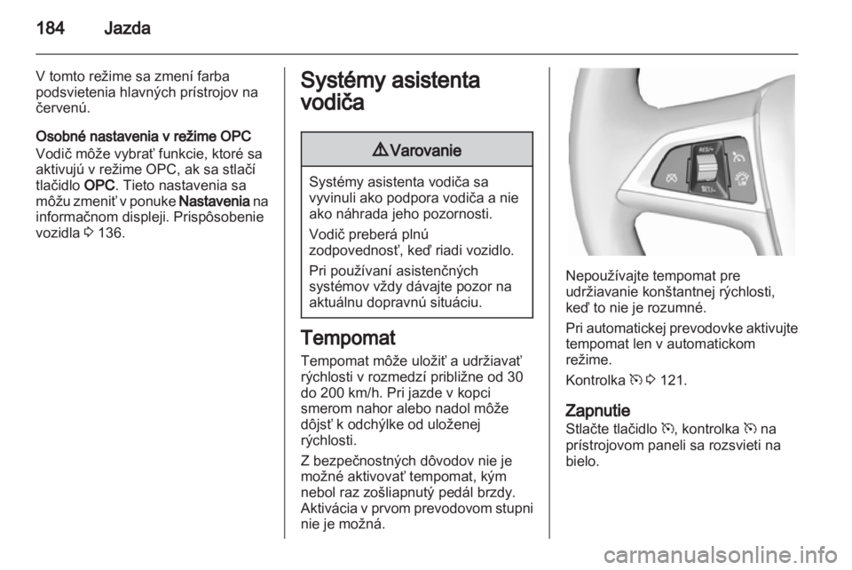 OPEL ASTRA J 2013.5  Používateľská príručka (in Slovak) 
