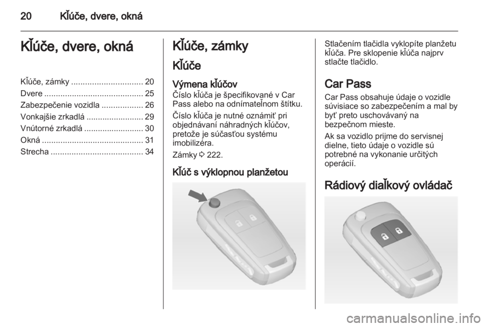 OPEL ASTRA J HB5 & ST 2012  Používateľská príručka (in Slovak) 