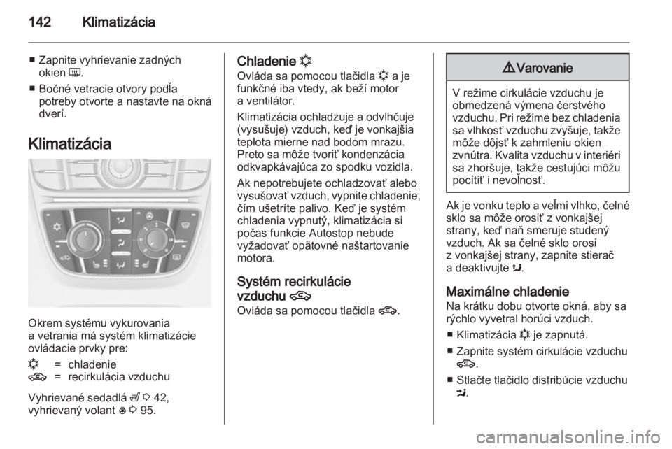 OPEL ASTRA J HB5 & ST 2012.5  Používateľská príručka (in Slovak) 