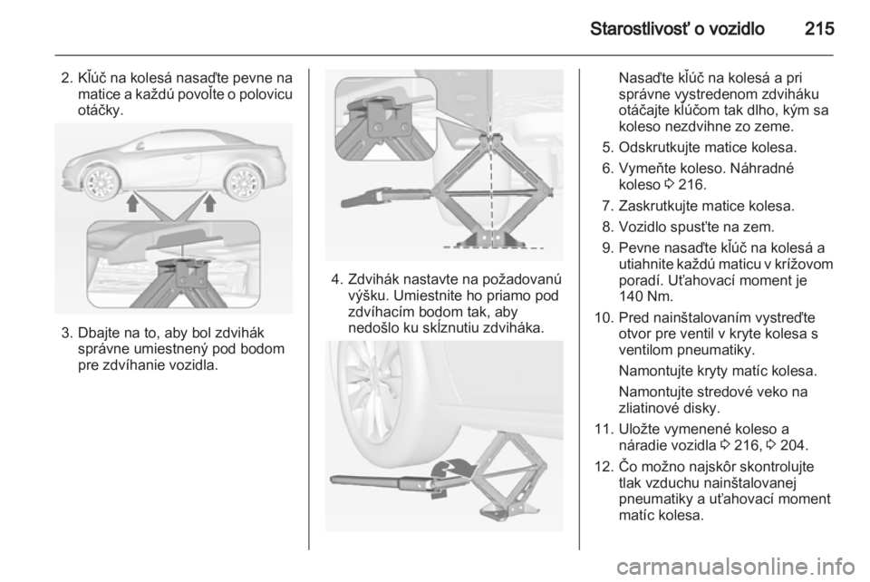 OPEL CASCADA 2013.5  Používateľská príručka (in Slovak) 