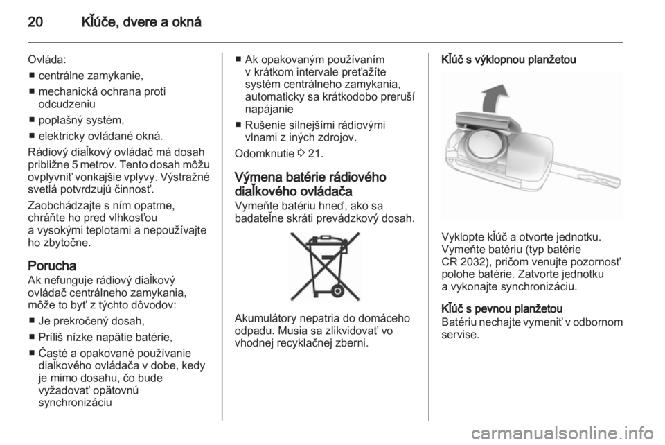 OPEL COMBO 2011  Používateľská príručka (in Slovak) 