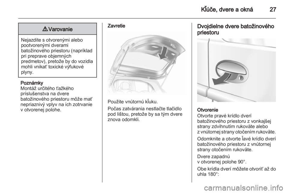 OPEL COMBO 2011  Používateľská príručka (in Slovak) 