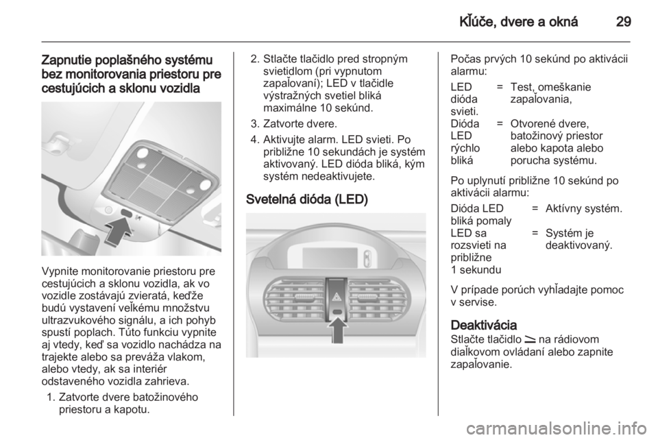 OPEL COMBO 2011  Používateľská príručka (in Slovak) 