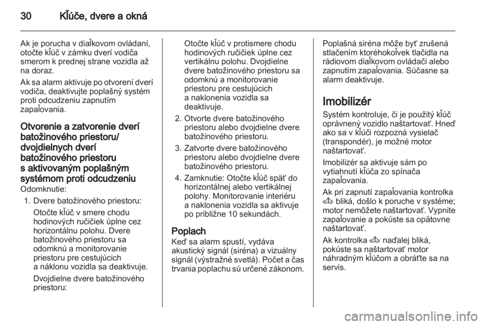 OPEL COMBO 2011  Používateľská príručka (in Slovak) 