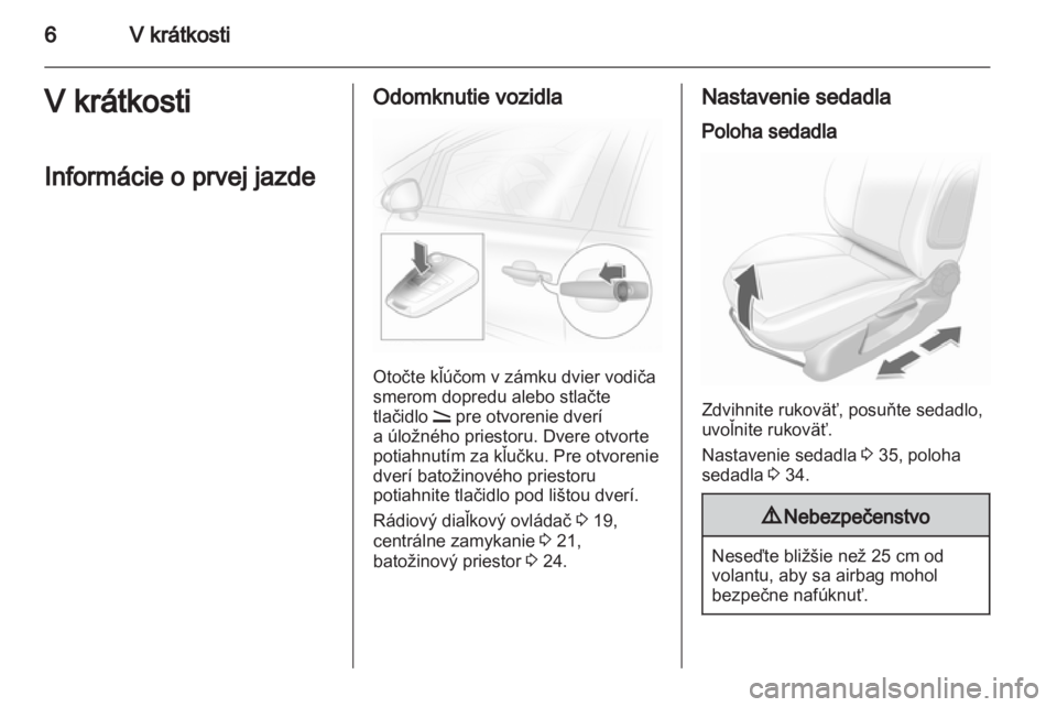 OPEL CORSA 2010.5  Používateľská príručka (in Slovak) 
