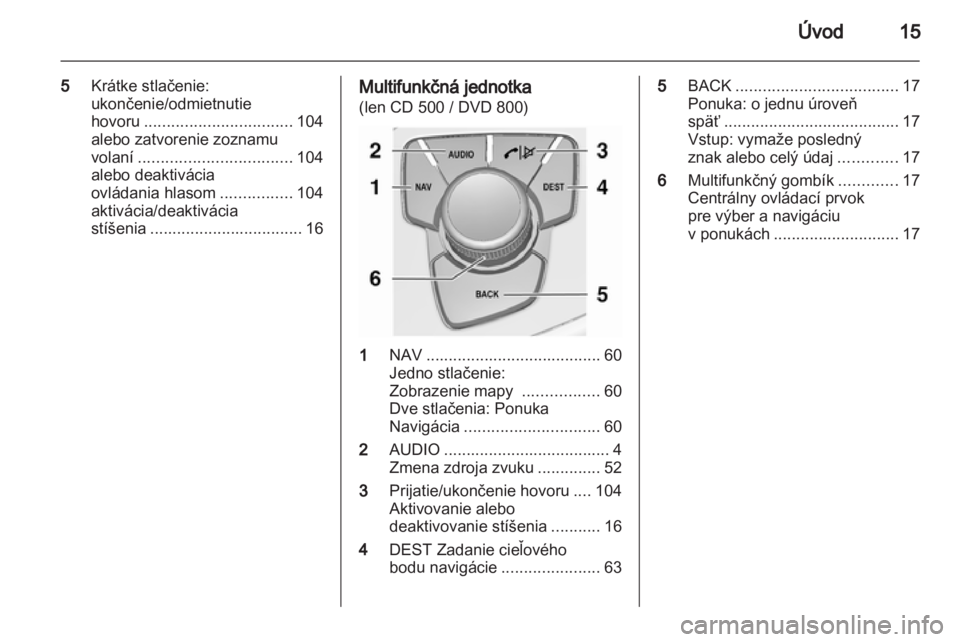 OPEL INSIGNIA 2010.5  Návod na obsluhu informačného systému (in Slovak) 