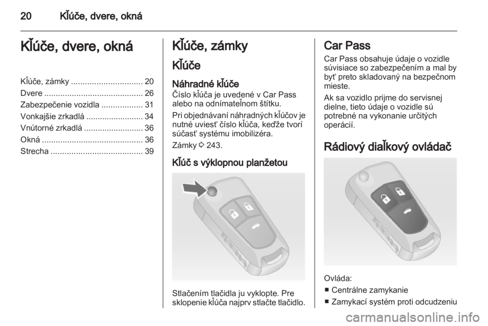 OPEL INSIGNIA 2013.5  Používateľská príručka (in Slovak) 