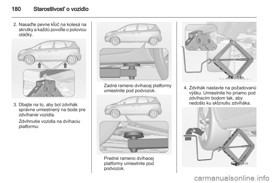 OPEL MERIVA 2011  Používateľská príručka (in Slovak) 