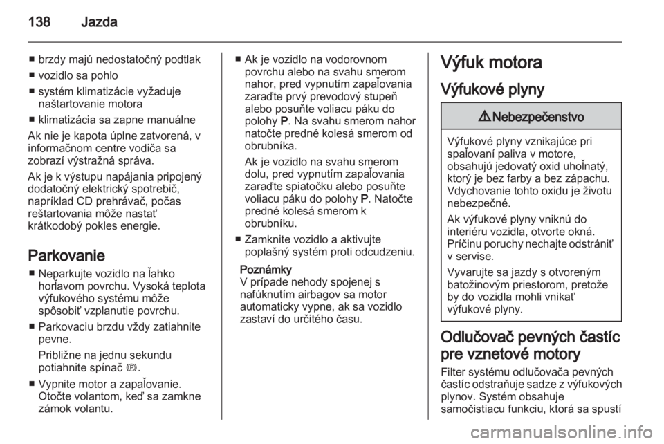 OPEL MERIVA 2013.5  Používateľská príručka (in Slovak) 