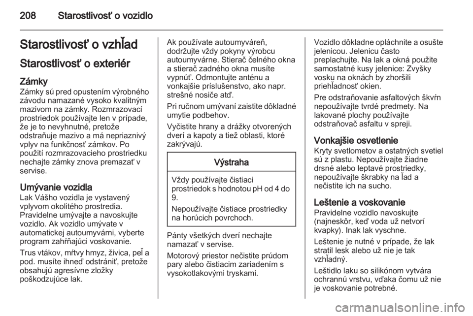 OPEL MERIVA 2013.5  Používateľská príručka (in Slovak) 