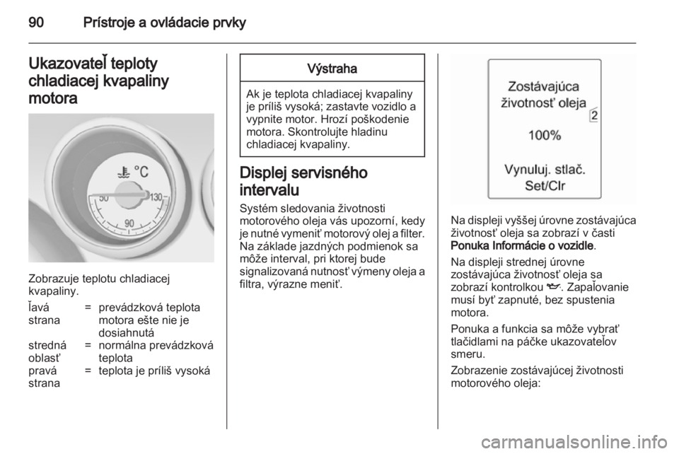 OPEL MERIVA 2013.5  Používateľská príručka (in Slovak) 