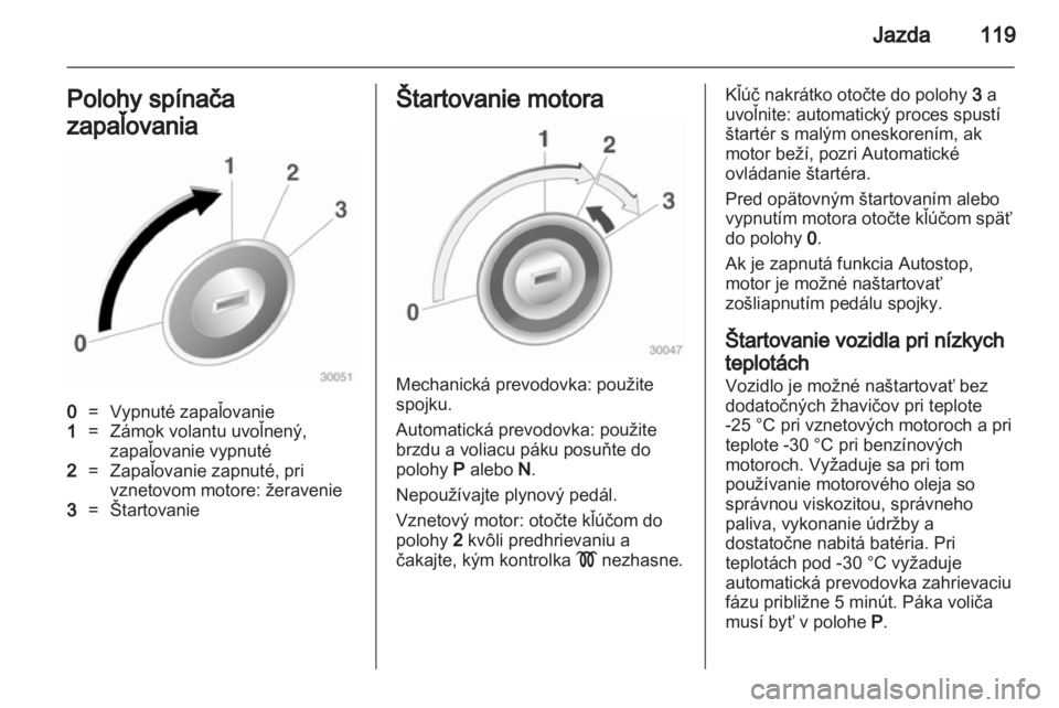 OPEL MOKKA 2013  Používateľská príručka (in Slovak) 
