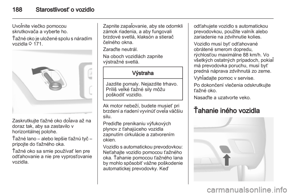 OPEL MOKKA 2013  Používateľská príručka (in Slovak) 