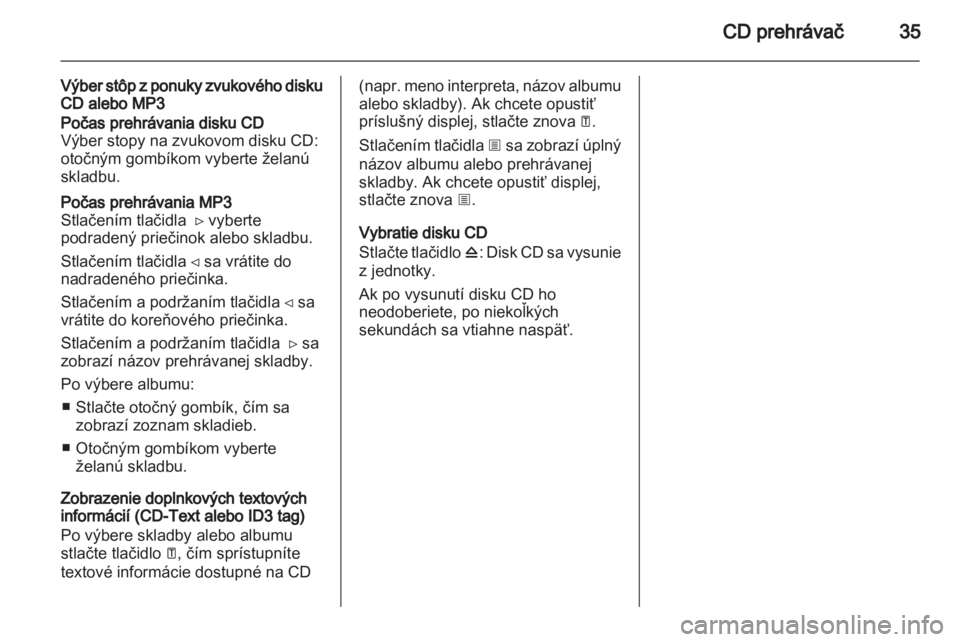 OPEL MOVANO_B 2012  Návod na obsluhu informačného systému (in Slovak) 