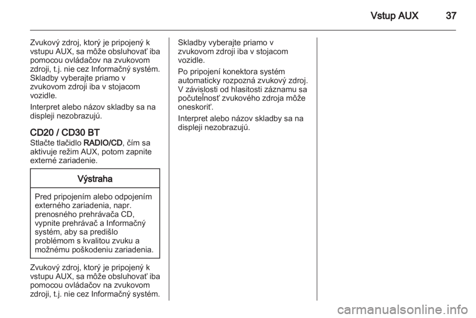 OPEL MOVANO_B 2012  Návod na obsluhu informačného systému (in Slovak) 
