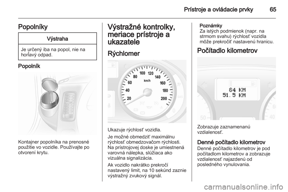 OPEL VIVARO 2013  Používateľská príručka (in Slovak) 