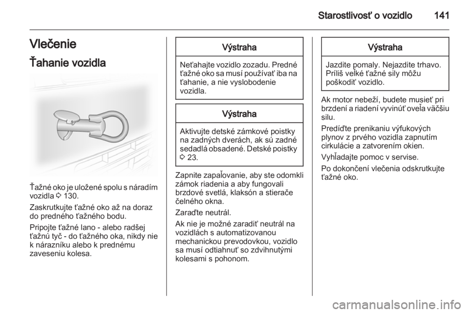 OPEL VIVARO 2013.5  Používateľská príručka (in Slovak) 