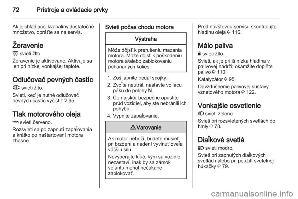 OPEL VIVARO 2013.5  Používateľská príručka (in Slovak) 